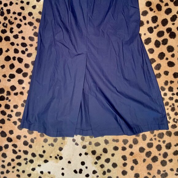 MaxMara Weekend Navy cotton skirt, size 14 - Picture 3 of 6